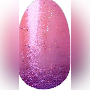 Color Street TIL THE GLITTER END Purple To Pink Ombré Glitter Nail Strips Set